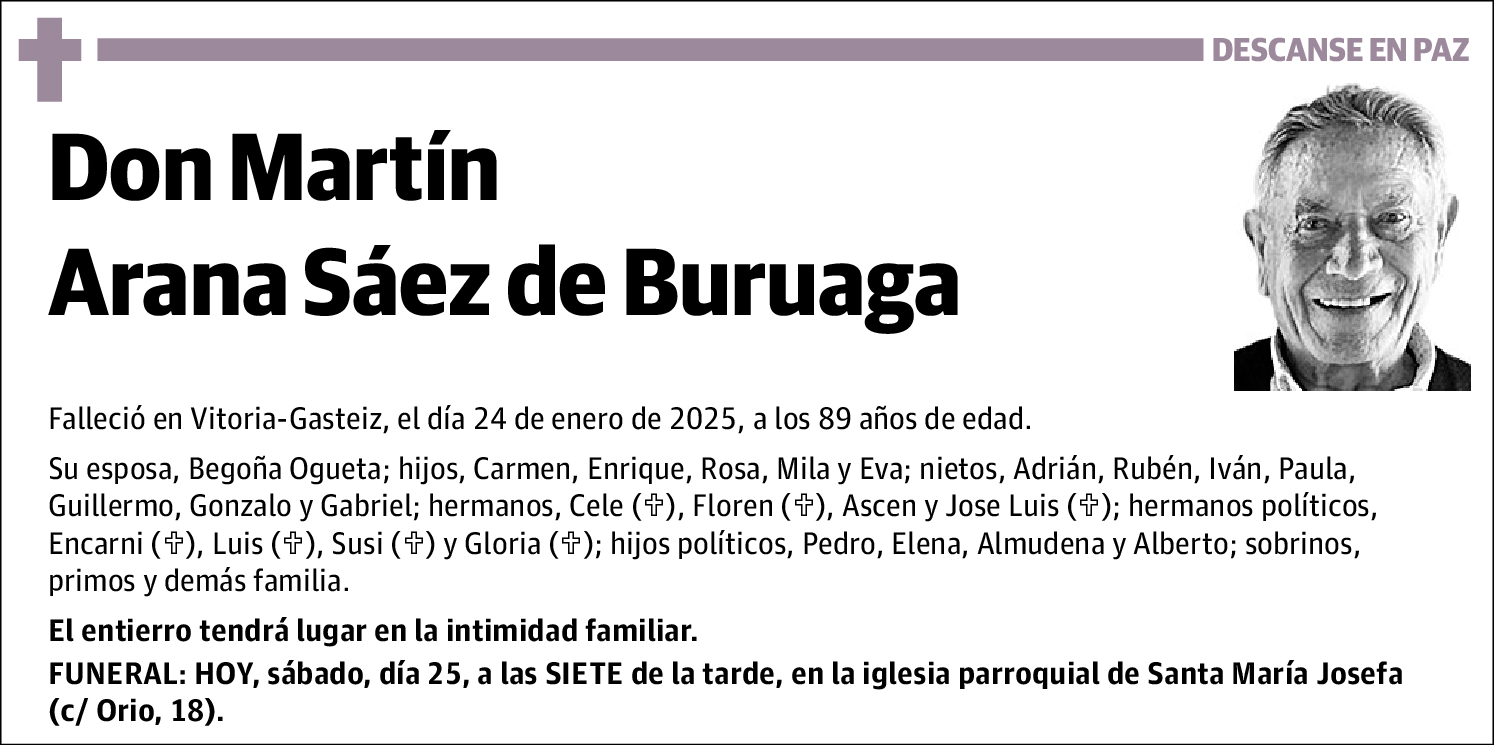 Martín Arana Sáez de Buruaga