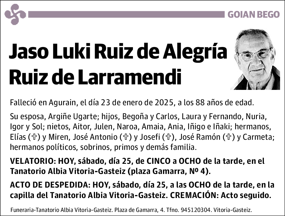 Jaso Luki Ruiz de Alegría Ruiz de Larramendi