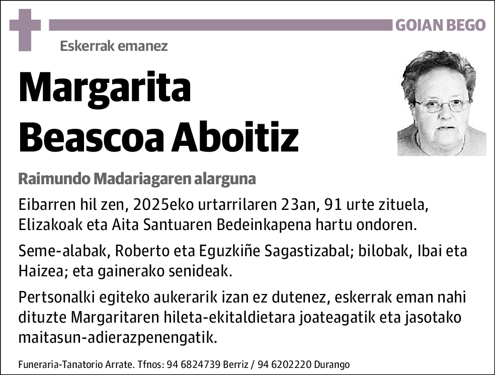 Margarita Beascoa Aboitiz