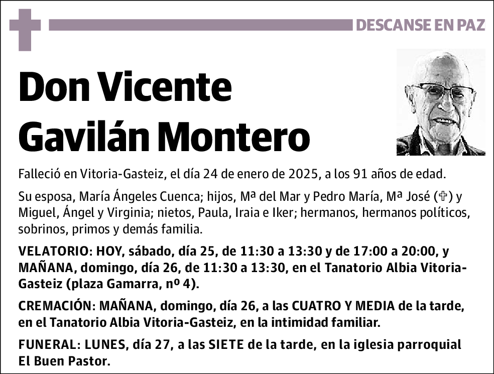 Vicente Gavilán Montero