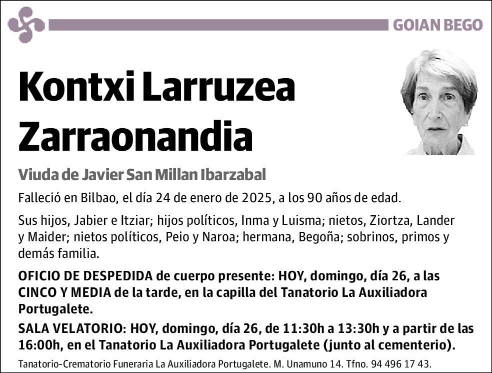 Kontxi Larruzea Zarraonandia