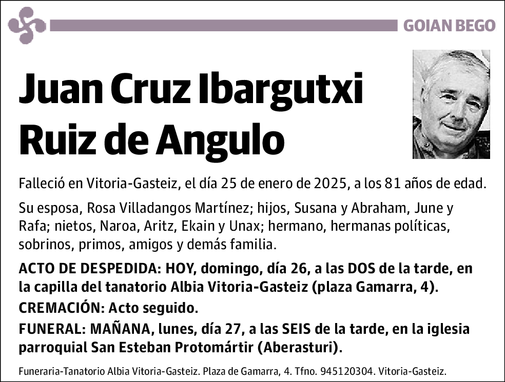 Juan Cruz Ibargutxi Ruiz de Angulo