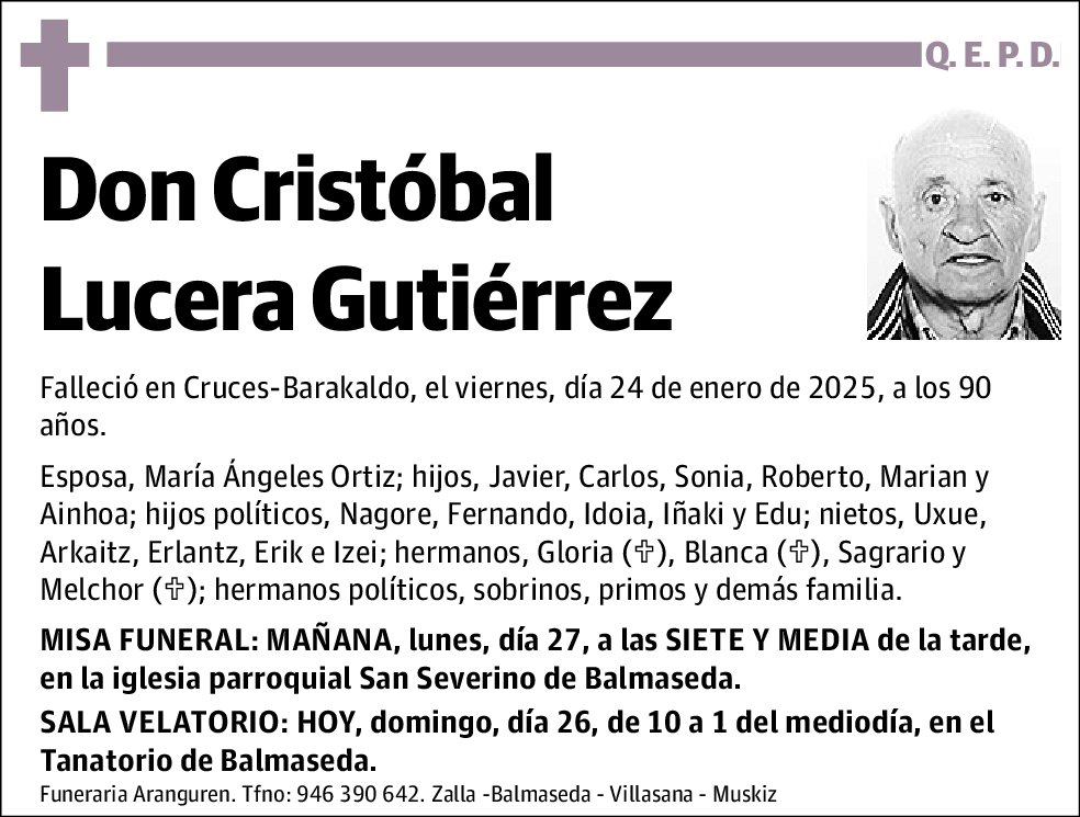 Cristóbal Lucera Gutiérrez