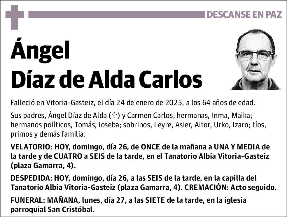 Ángel Díaz de Alda Carlos