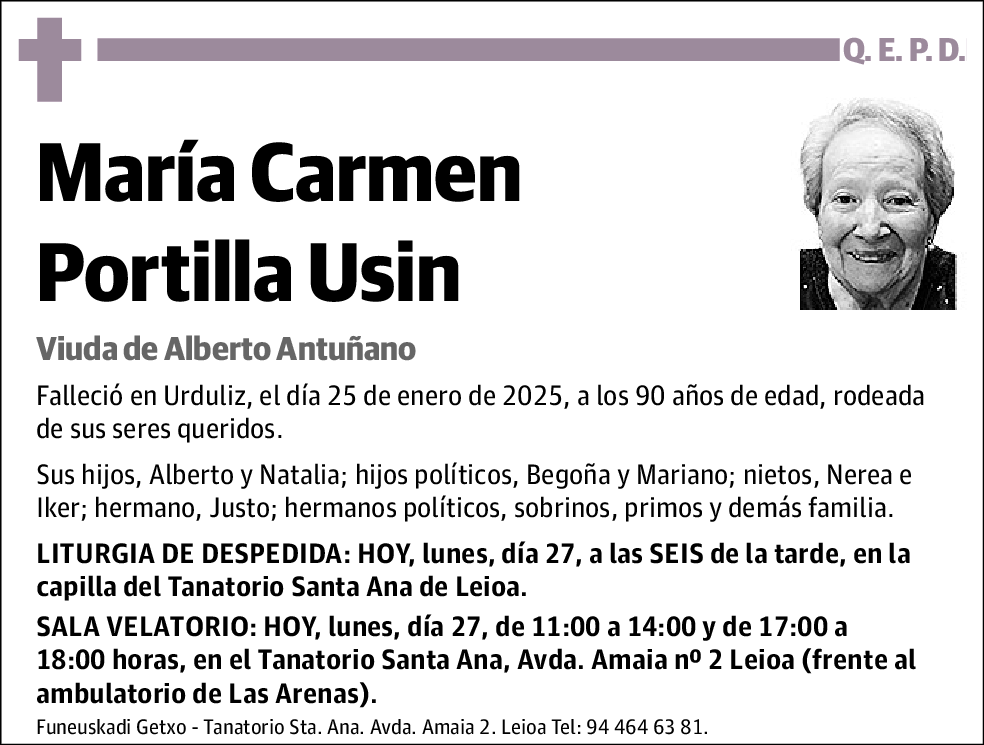 María Carmen Portilla Usin