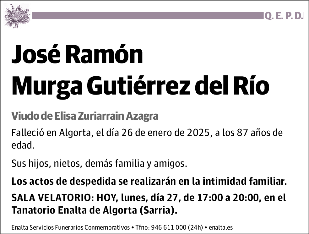 José Ramón Murga Gutiérrez del Río