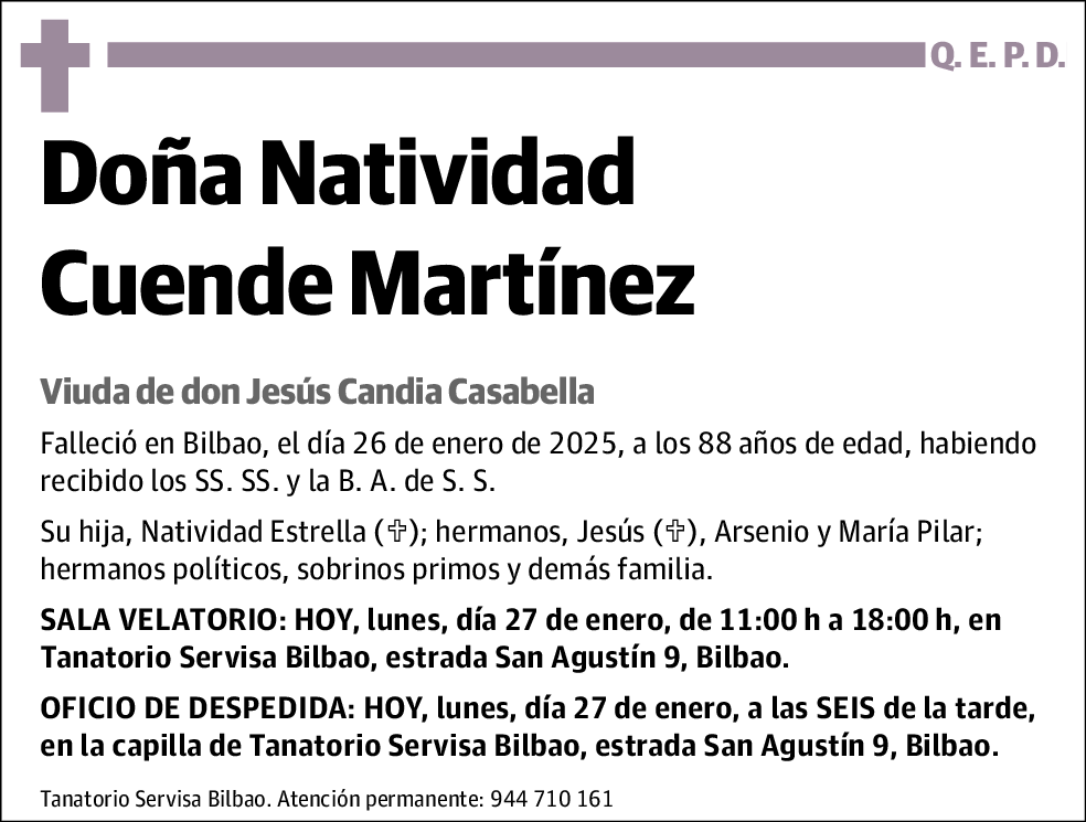 Natividad Cuende Martínez