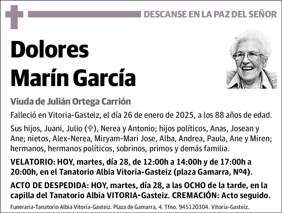 Dolores Marín García