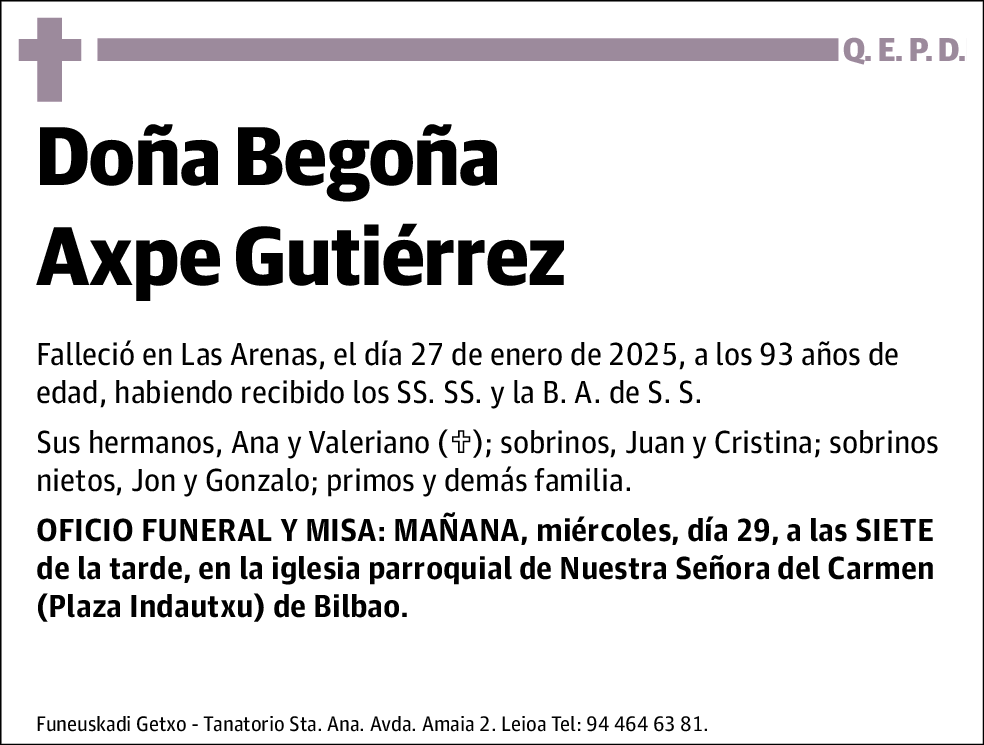 Begoña Axpe Gutiérrez