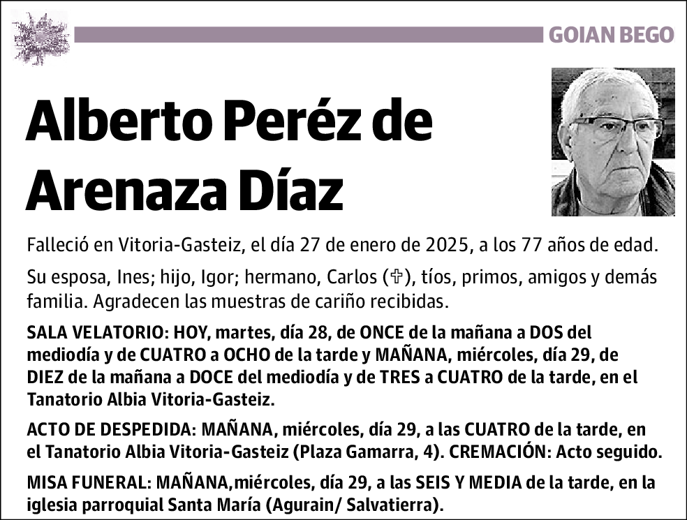 Alberto Pérez de Arenaza Díaz