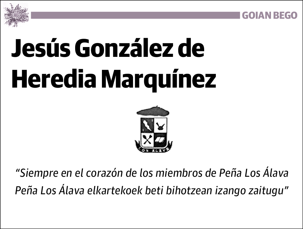 Jesus Gonzalez de Heredia Marquinez