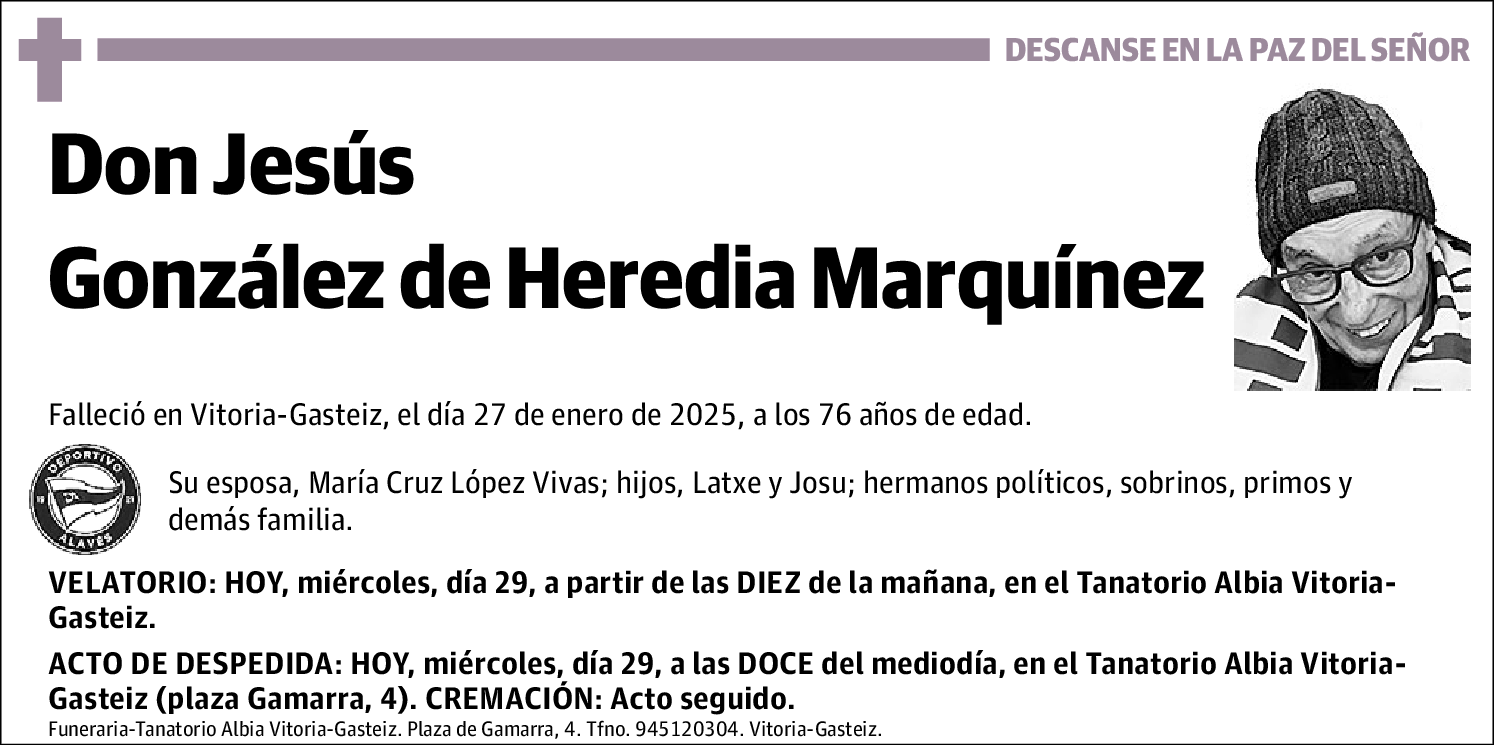 Jesus Gonzalez de Heredia Marquinez