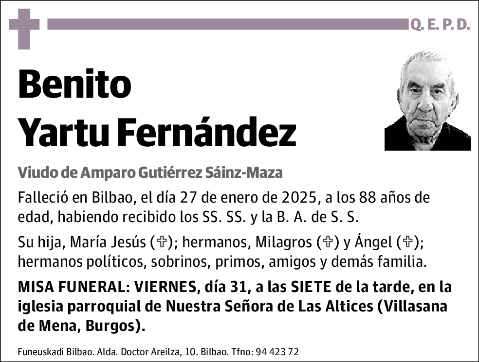 Benito Yartu Fernández