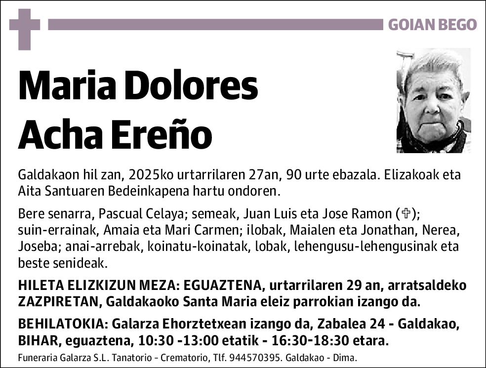 María Dolores Acha Ereño