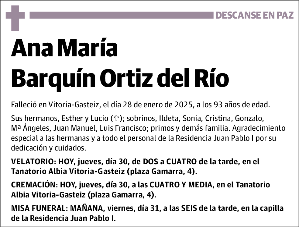 Ana María Barquín Ortiz del Río
