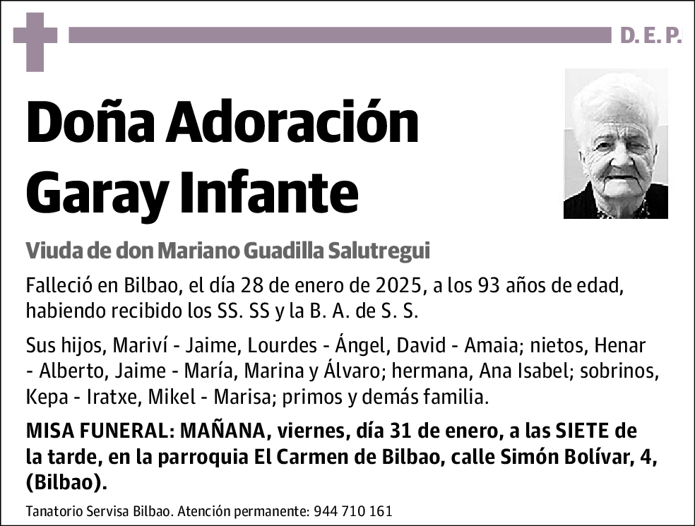 Adoración Garay Infante