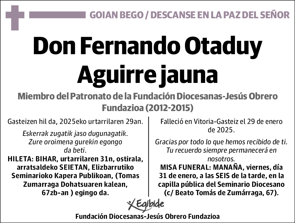 Fernando Otaduy Aguirre