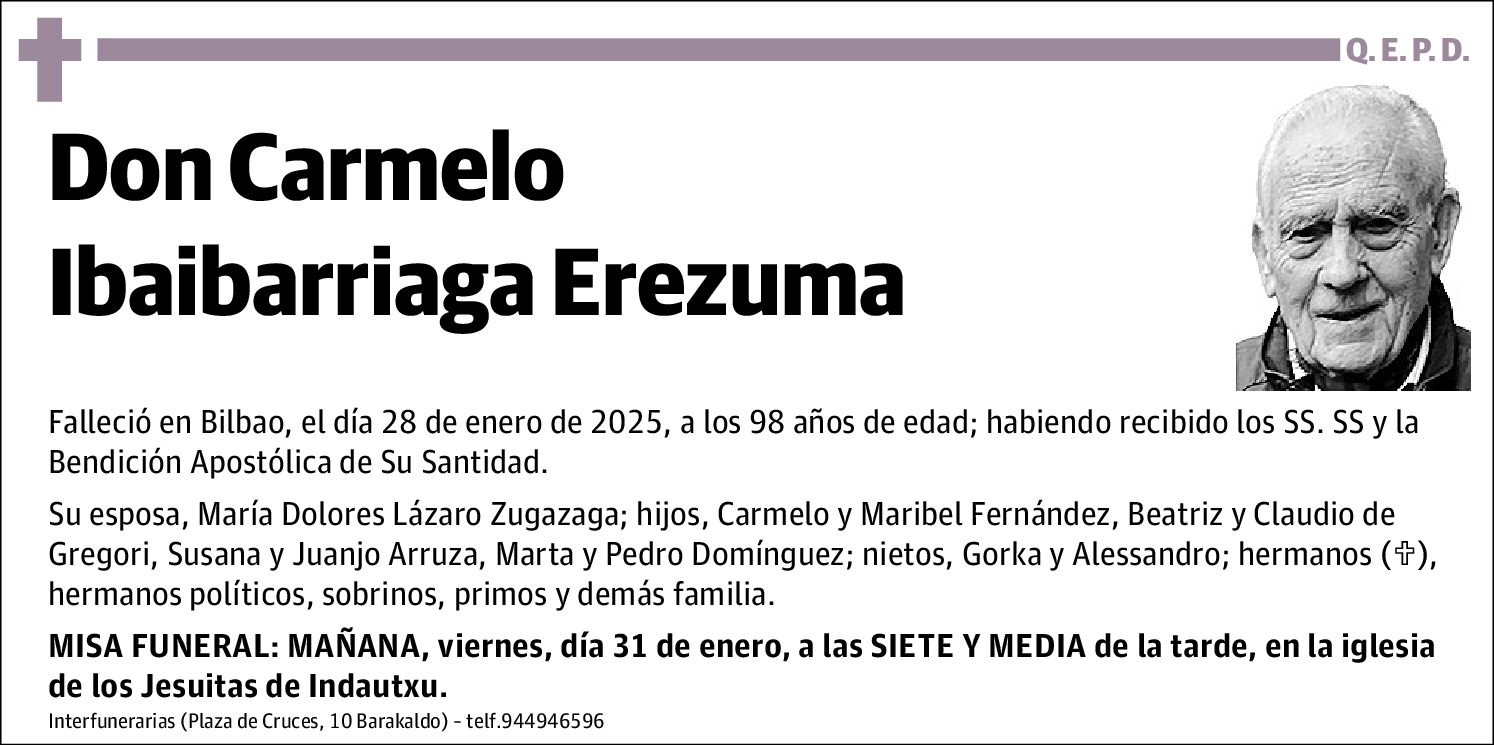 Carmelo Ibaibarriaga Erezuma