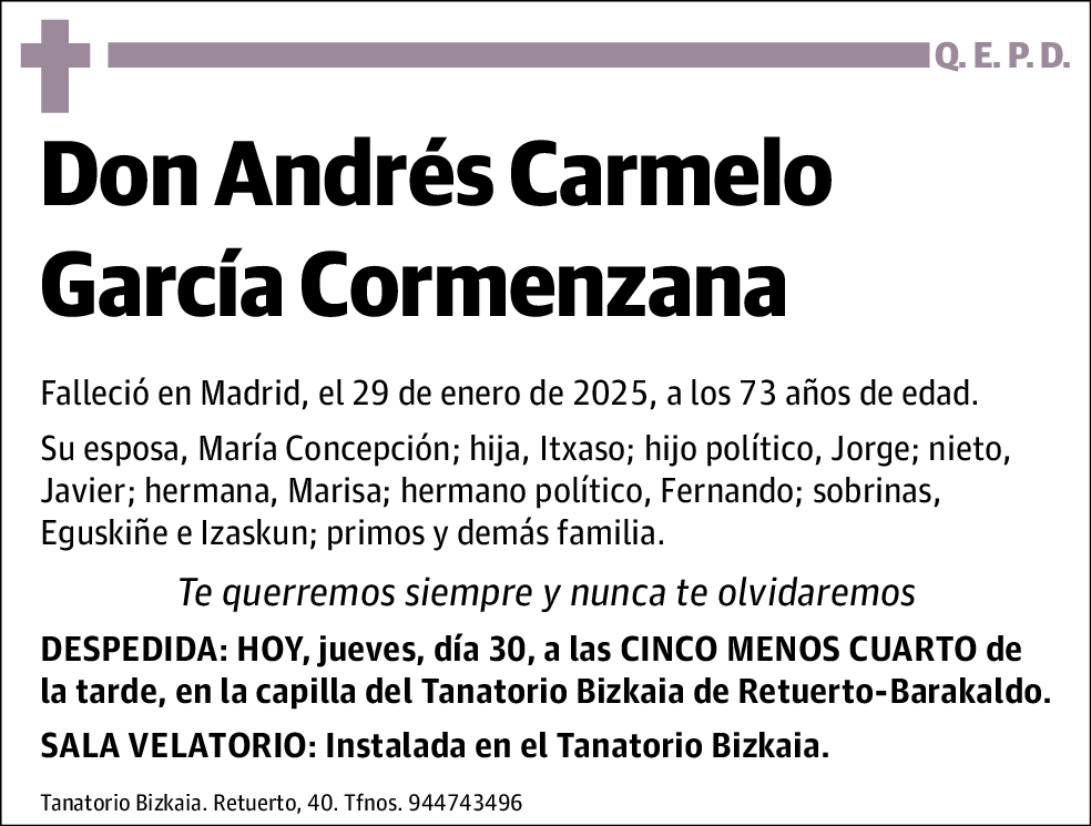 Andrés Carmelo García Cormenzana