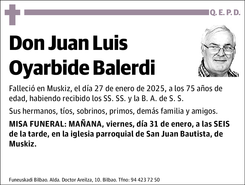 Juan Luis Oyarbide Balerdi