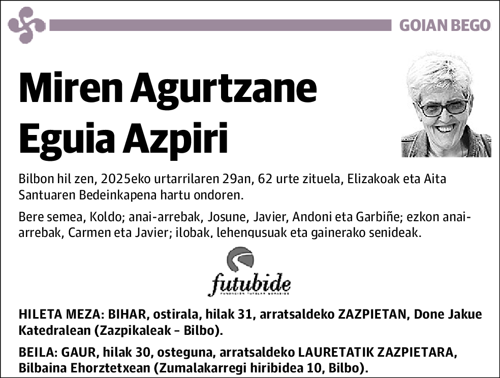 Agurtzane Eguia Azpiri