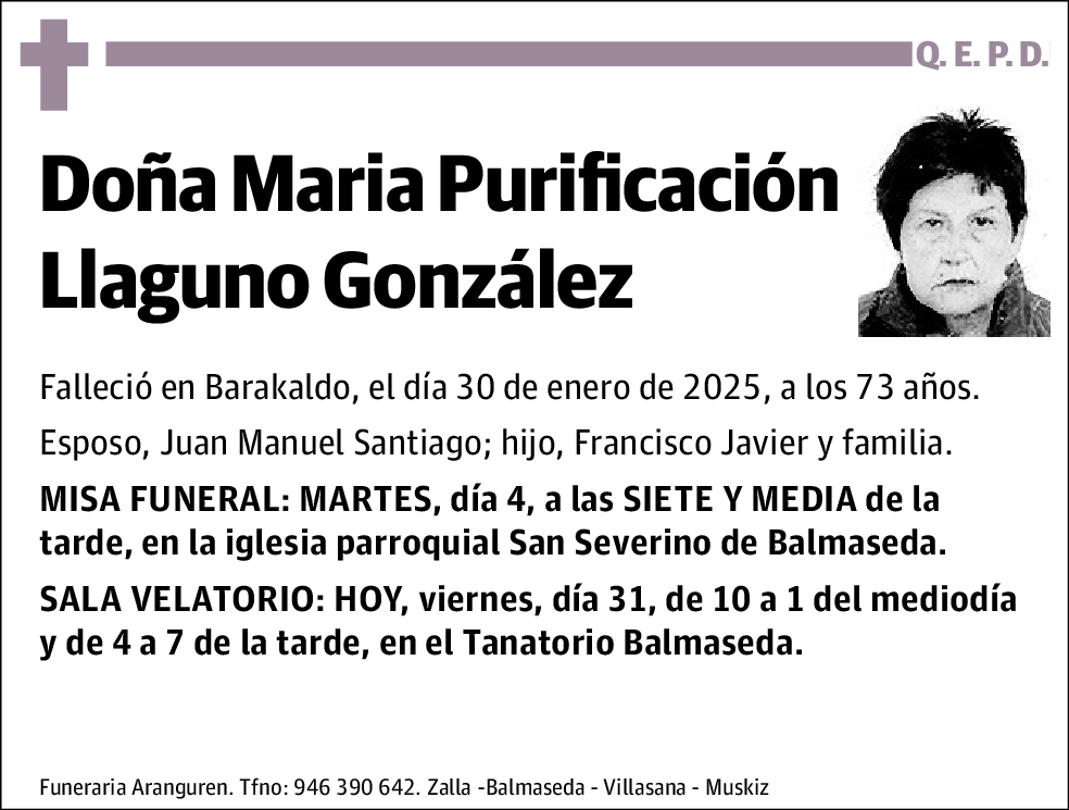 Maria Purificación Llaguno González