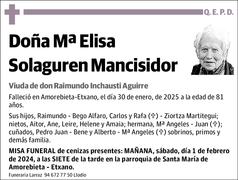 Elisa Solaguren Mancisidor