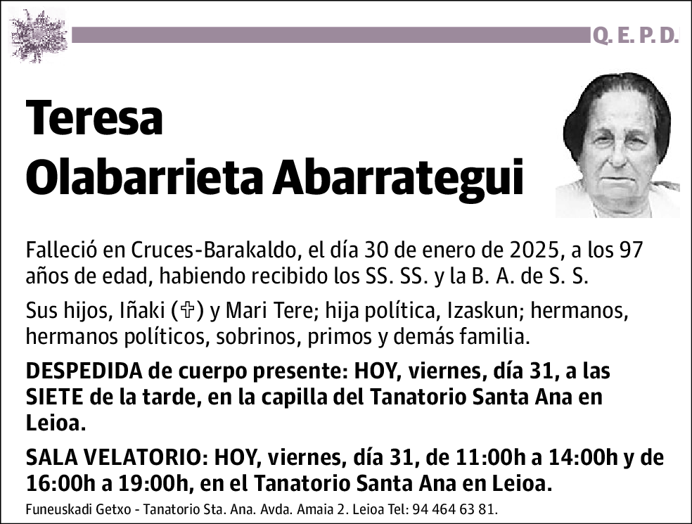 Teresa Olabarrieta Abarrategui