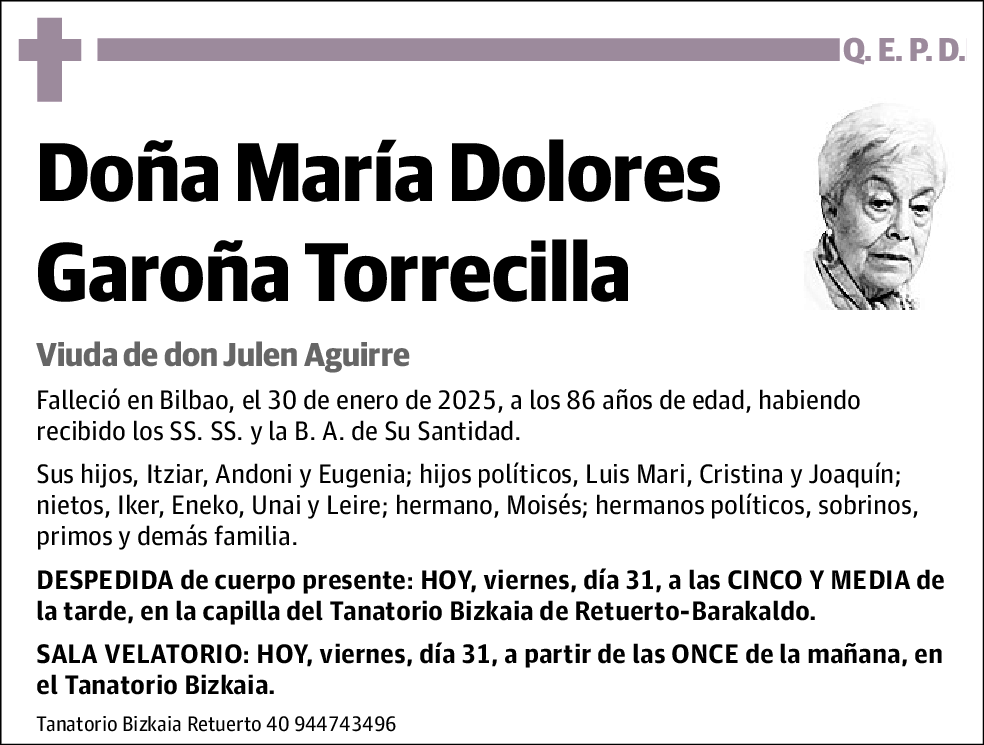 María Dolores Garoña Torrecilla