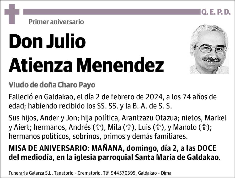 Julio Atienza Menendez