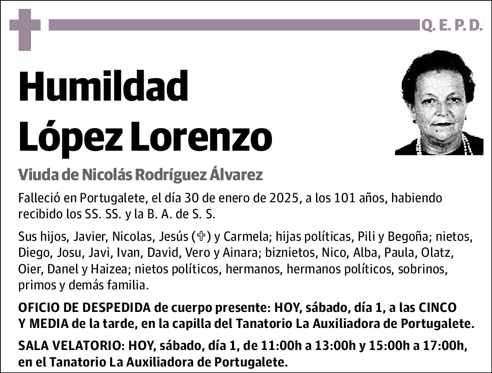 Humildad López Lorenzo