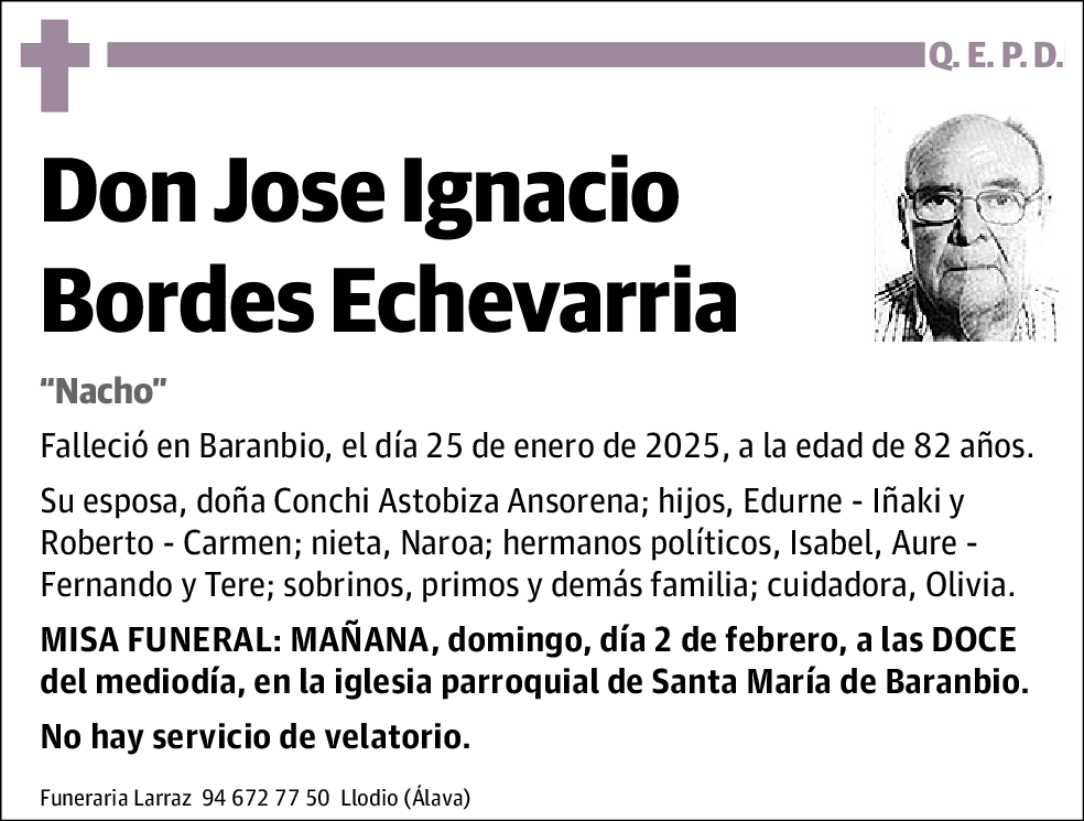 Jose Ignacio Bordes Echevarria