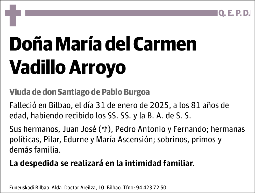 María Del Carmen Vadillo Arroyo