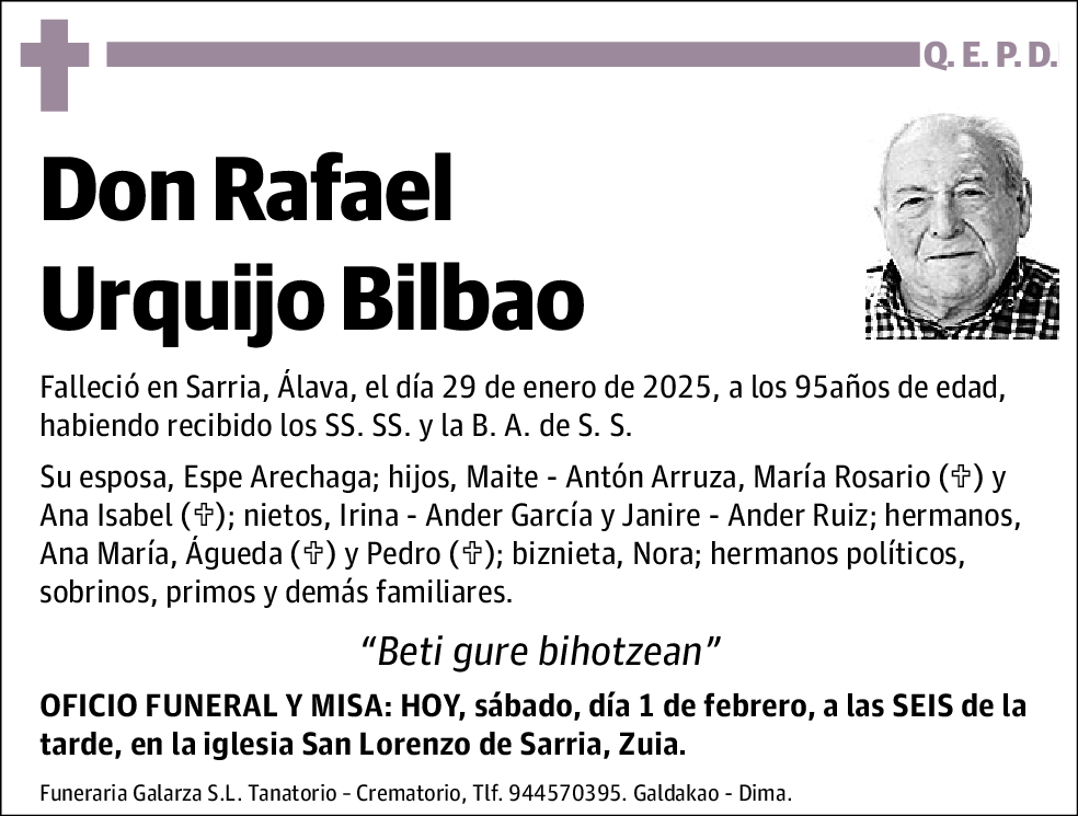 Rafael Urquijo Bilbao