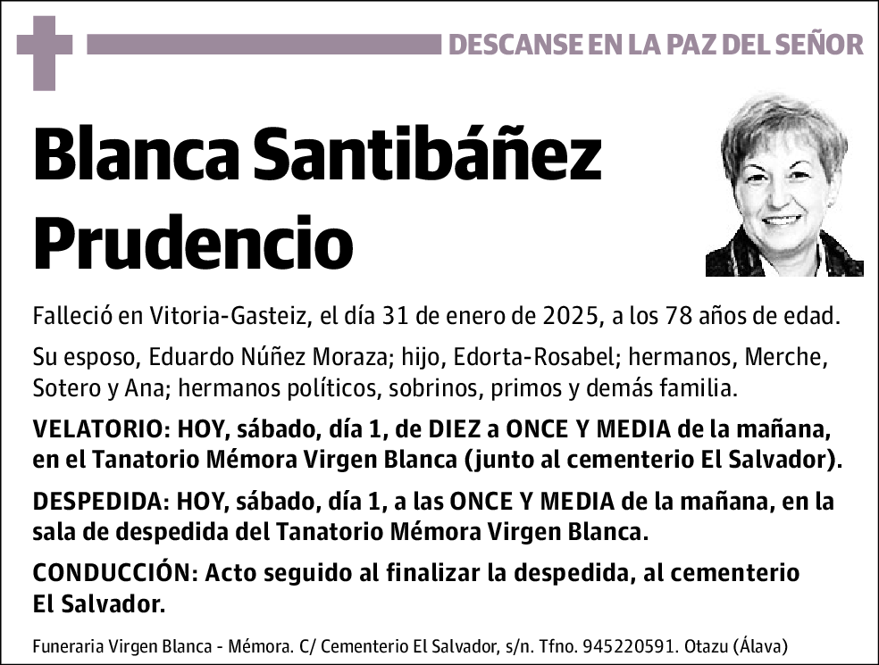 Blanca Santibáñez Prudencio