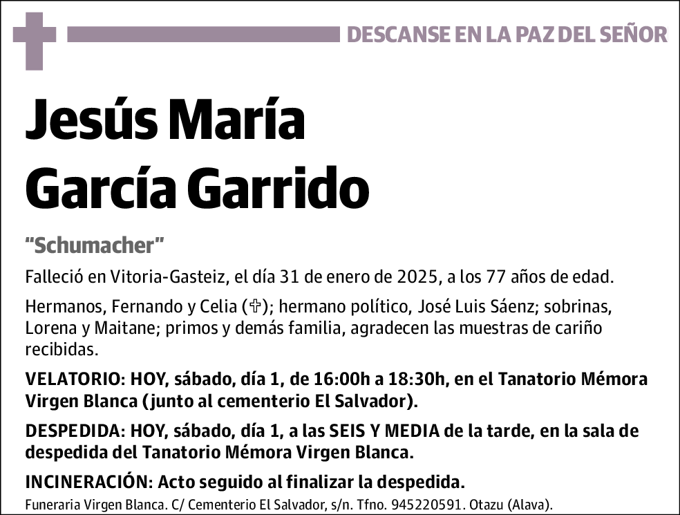 Jesús María García Garrido