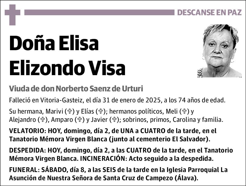 Elisa Elizondo Visa