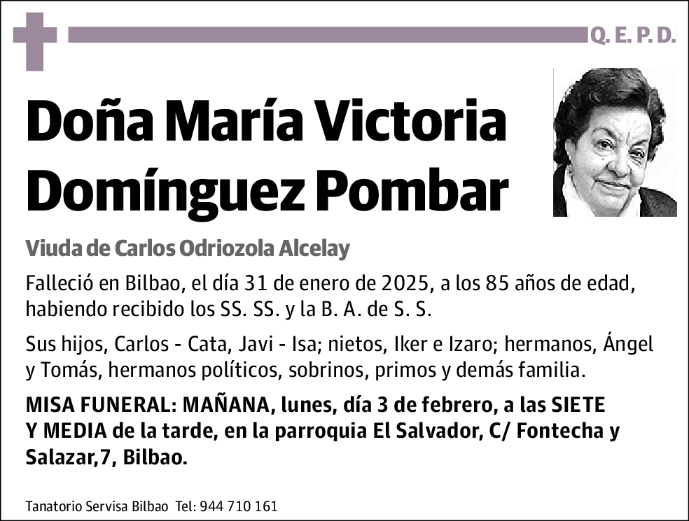 María Victoria Dominguez Pombar