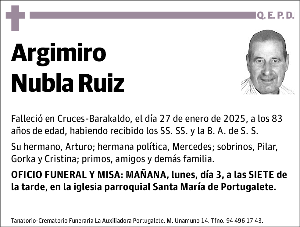 Argimiro Nubla Ruiz