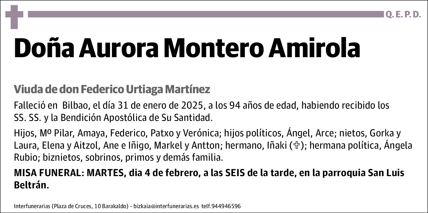 Aurora Montero Amirola