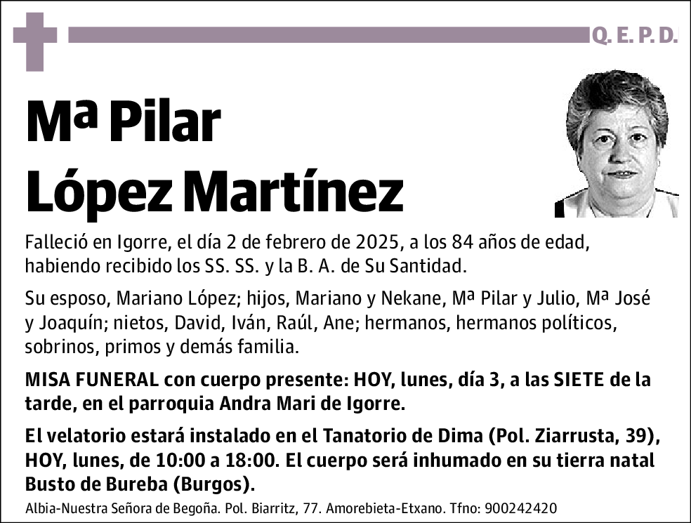 Mª Pilar López Martínez