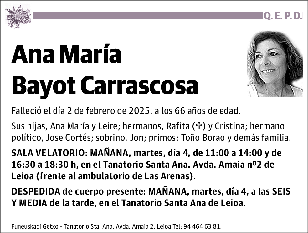 Ana María Bayot Carrascosa