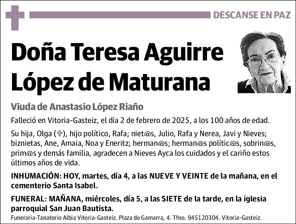Teresa Aguirre López de Maturana