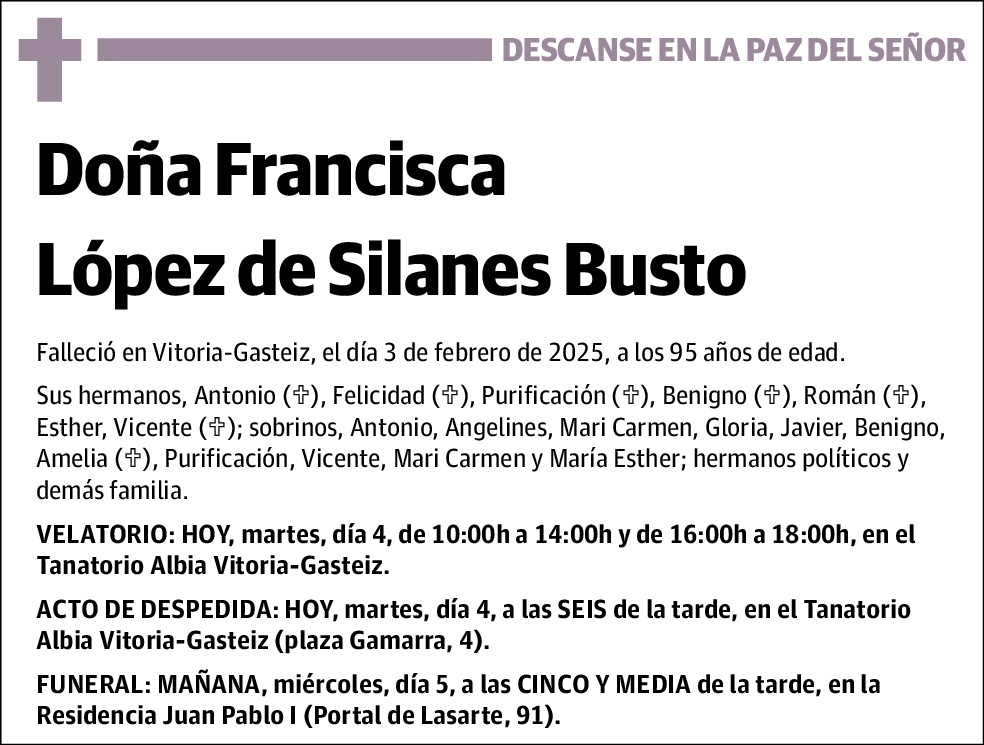 Francisca López de Silanes Busto