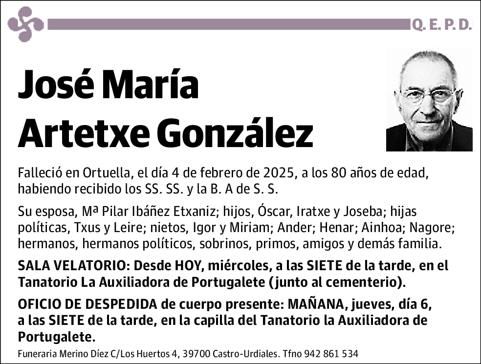 José María Artetxe González