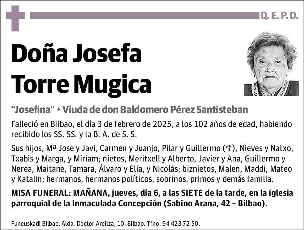 Josefa Torre Mugica