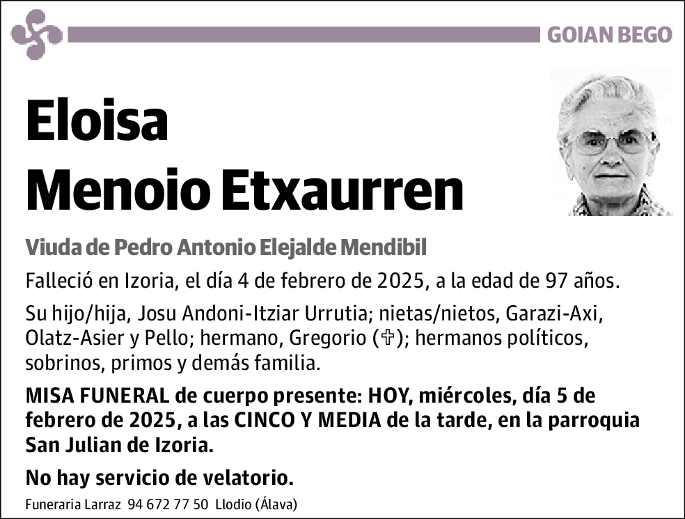 Eloisa Menoio Etxaurren