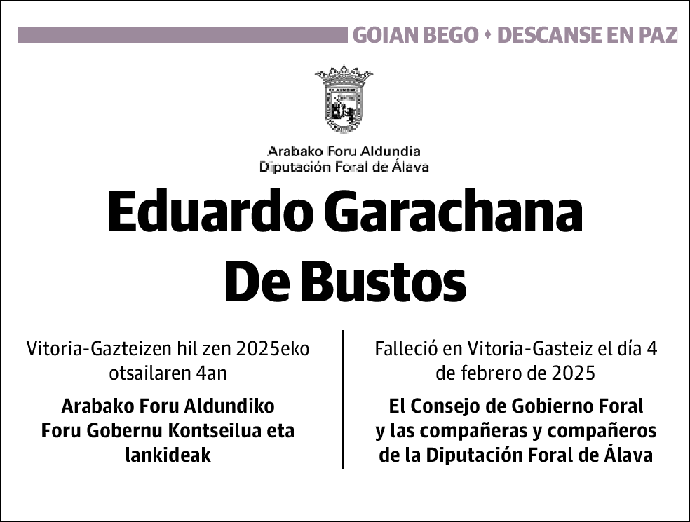 Eduardo Garachana De Bustos