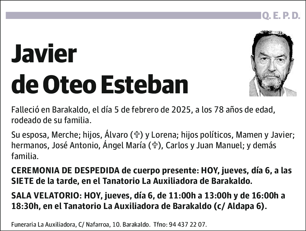 Javier de Oteo Esteban