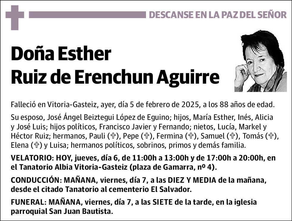 Esther Ruiz de Erenchun Aguirre